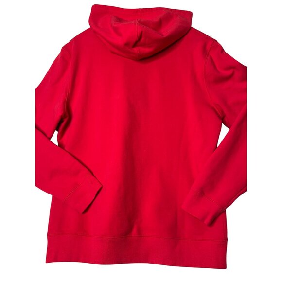 GAP  Hoodie Large Pullover Pink Cotton Blend Pocket Long Sleeve Athleisure - Picture 5 of 16